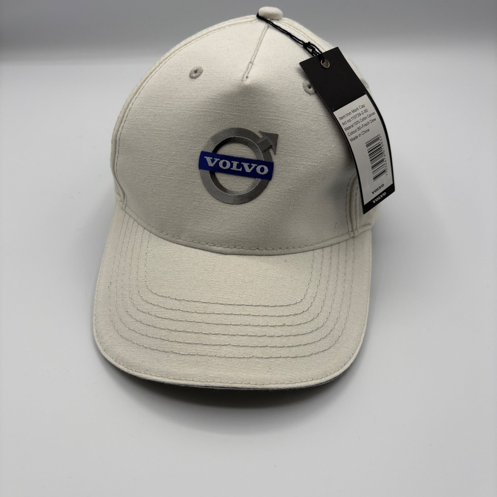 Volvo Iron Mark Cap Hat Adjustable White Cars Logo